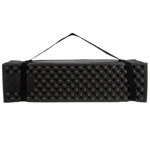 Saltea camping si drumetii Trizand, spuma EVA groasa 1 cm, izolatie termica si impermeabila, 180x60 cm, cu maner de transport, Pliabila [5]