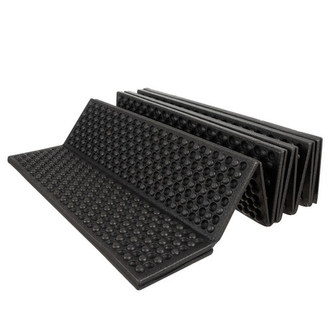Saltea camping si drumetii Trizand, spuma EVA groasa 1 cm, izolatie termica si impermeabila, 180x60 cm, cu maner de transport, Pliabila [4]