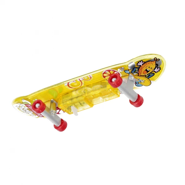Set 3 mini skateboard-uri pentru degete Fingerboard, efecte luminoase, 10 cm, multicolor, 3+ ani [4]