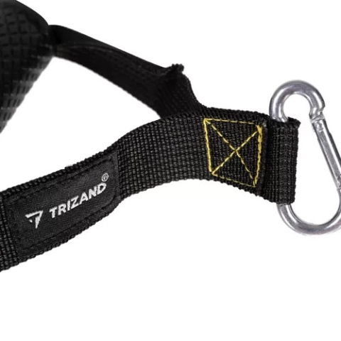 Set benzi elastice fitness Trizand, 5–75 kg, cu manere si accesorii, 11 piese [3]