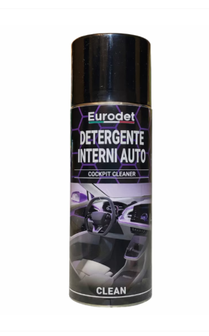 Auto & Detailing - Spray curatare interior auto Eurodet CLEAN, fara silicon, pentru bord, plastic si cockpit, efect mat fara urme, antistatic, 400 ml
