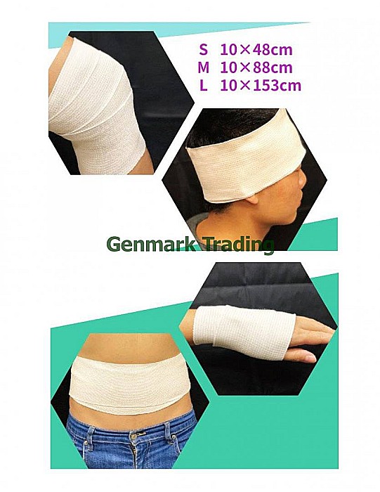 Bandă Bioactivă Elastică Multifuncțională Rejuvinova GreenE, (L) 10 x 153cm [5]