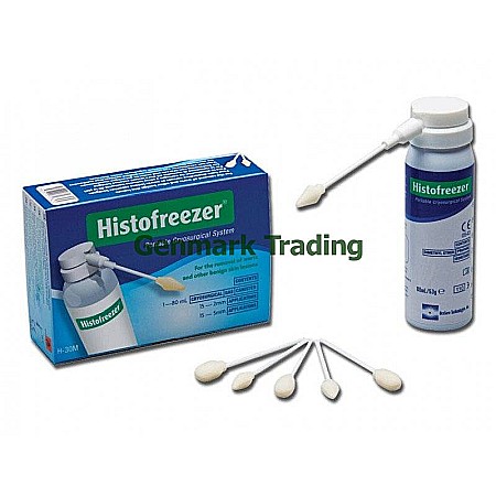 HISTOFREEZER- Tratarea leziunilor benigne FARA Anestezie, FARA Durere, FARA Cicatrici - Histofreezer H-30, 1 x 80ml/fl, 30 aplicatoare (15 x 2 mm+ 15 x 5 mm)- SUA