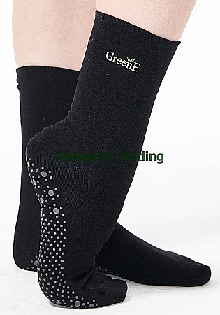 Textile Bioactive Rejuvinova GreenE – Nanotextile Funcționale pentru Sănătate - Șosete Bioactive Unisex (Model Subțire cu Talpă Antialunecare)