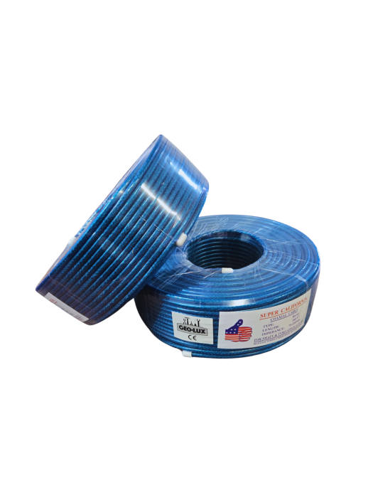 Cablu coaxial antena TV, Libox, RG6U, 100 m, Albastru [1]
