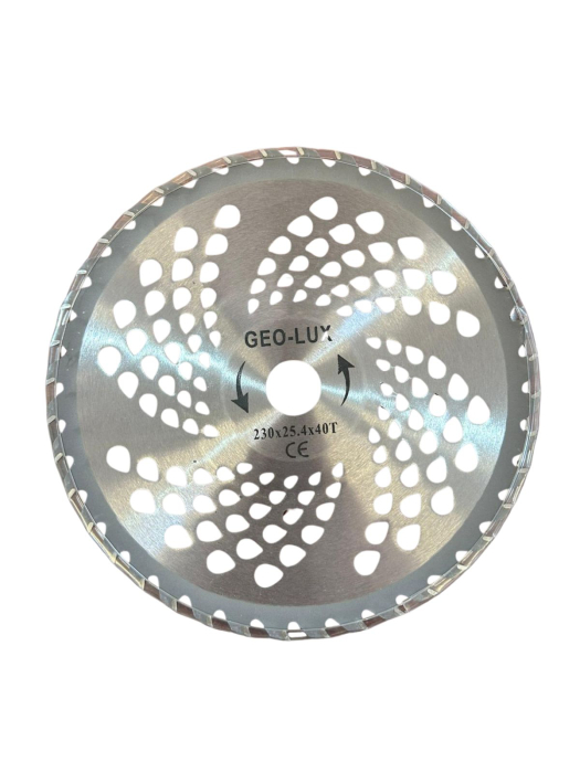 Disc pentru motocoasa ondulat, concav cu dinti vidia 230x25.4x40T [2]