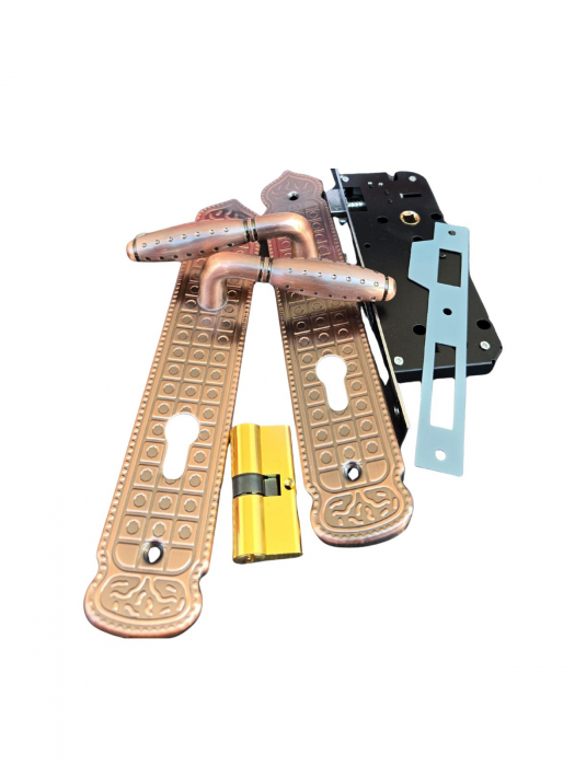 Maner usa metalica, universal stanga sau dreapta bronz [1]