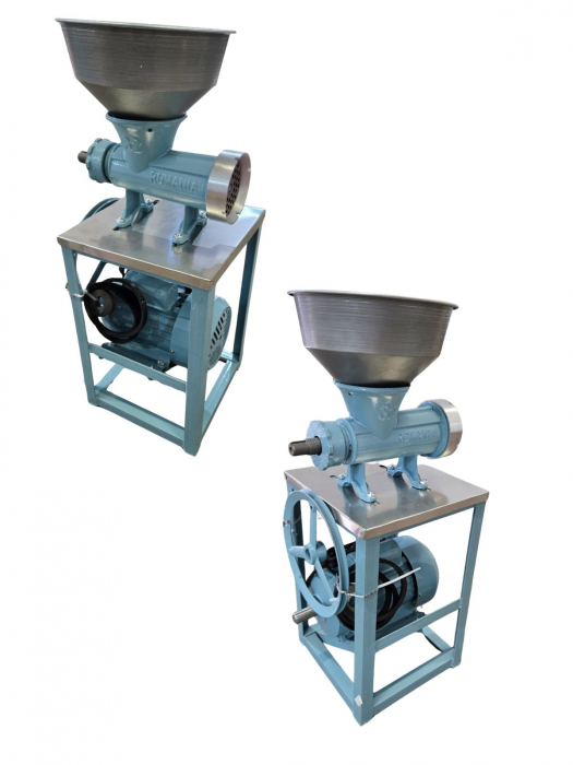 Masina de carne profesionala fonta 3500W, palnie mare 5kg/min [2]