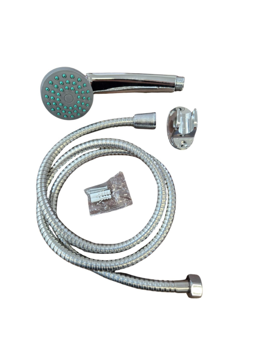 Para / cap de dus, GEO-LUX, simpla, corp de plastic, culoare crom [1]