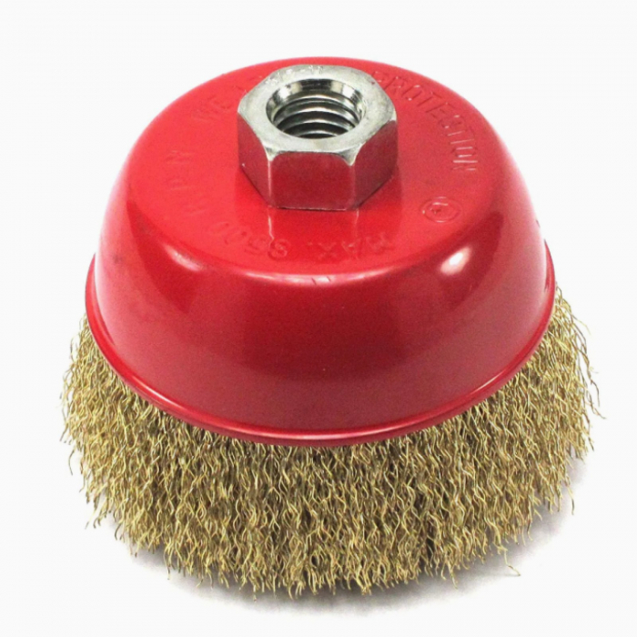 Perie cupa din sarma, pentru slefuit, pentru flex, 4 inch [1]