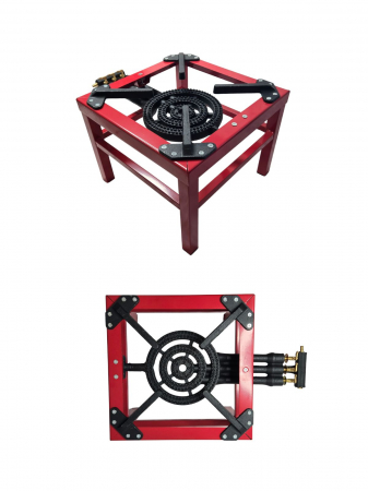 Camping - Arzator pe gaz cu 3 focuri