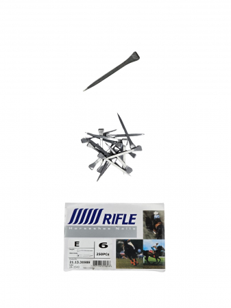 Gospodărie - Caiele pentru potcovit RIFLE, tip E6, Calitate suedeza pentru siguranta cailor, 250 buc