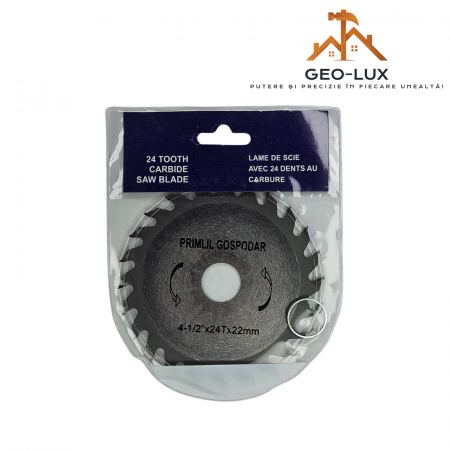 Discuri - Disc circular pentru lemn 4-1/2" x 24 T x 22 mm