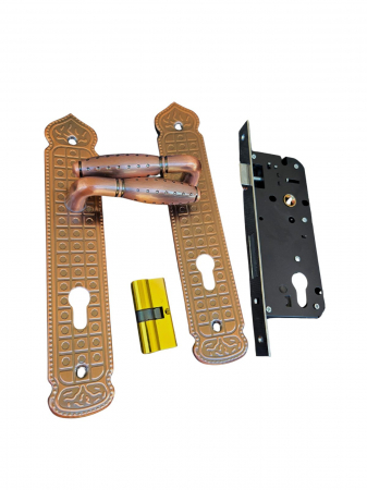 Maner usa metalica, universal stanga sau dreapta bronz [1]