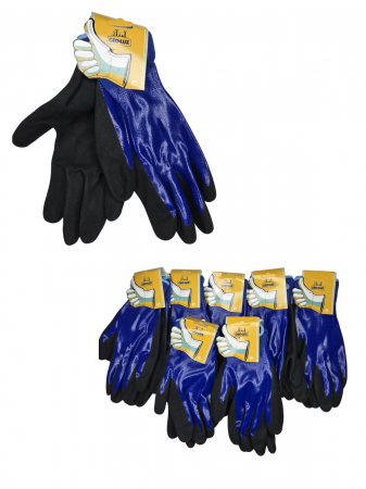 Set 12 manusi de protectie lucru, anti-alunecare, usor de folosit, pentru manipulare mecanica [1]