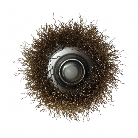 Perie cupa din sarma, pentru slefuit, pentru flex, 4 inch [1]