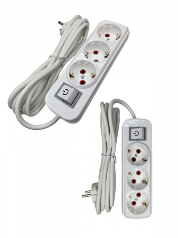 Prelungitoare - prelungitor-3-prize-5m-alb-intrerupator-protectie-copii