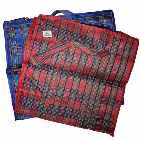 Casa - Sacosa rafie cu fermoar 49,5cm x 55cm