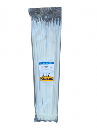 Șuruburi, dibluri și accesorii prindere - Set 100 buc coliere (soricei) plastic 4.8x380