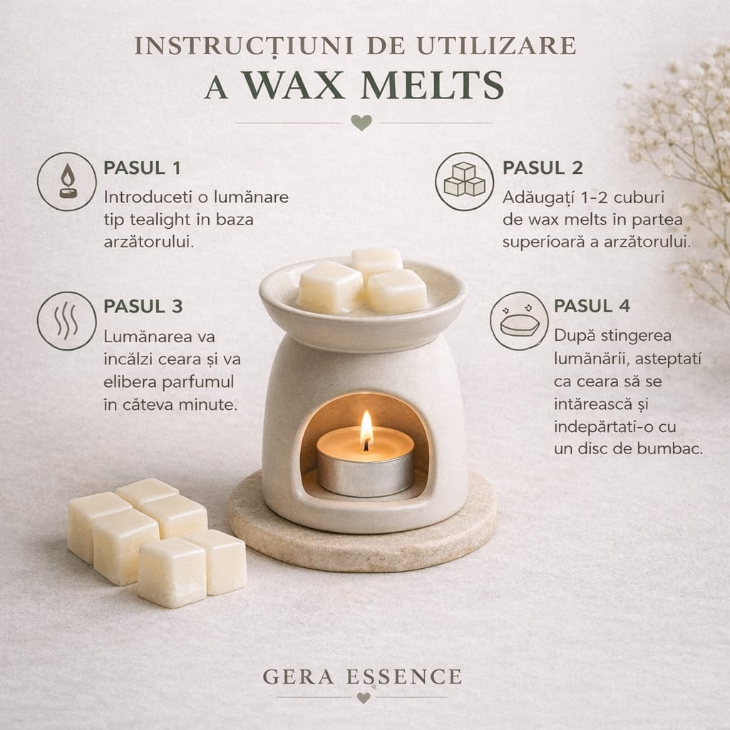 Ceara parfumata/ Wax melts din soia, GeRa Essence, Bouquet - Iasomie, Liliac, Bujor, Zambile, parfum floral, handmade, ceara naturala, 90g/25g [6]