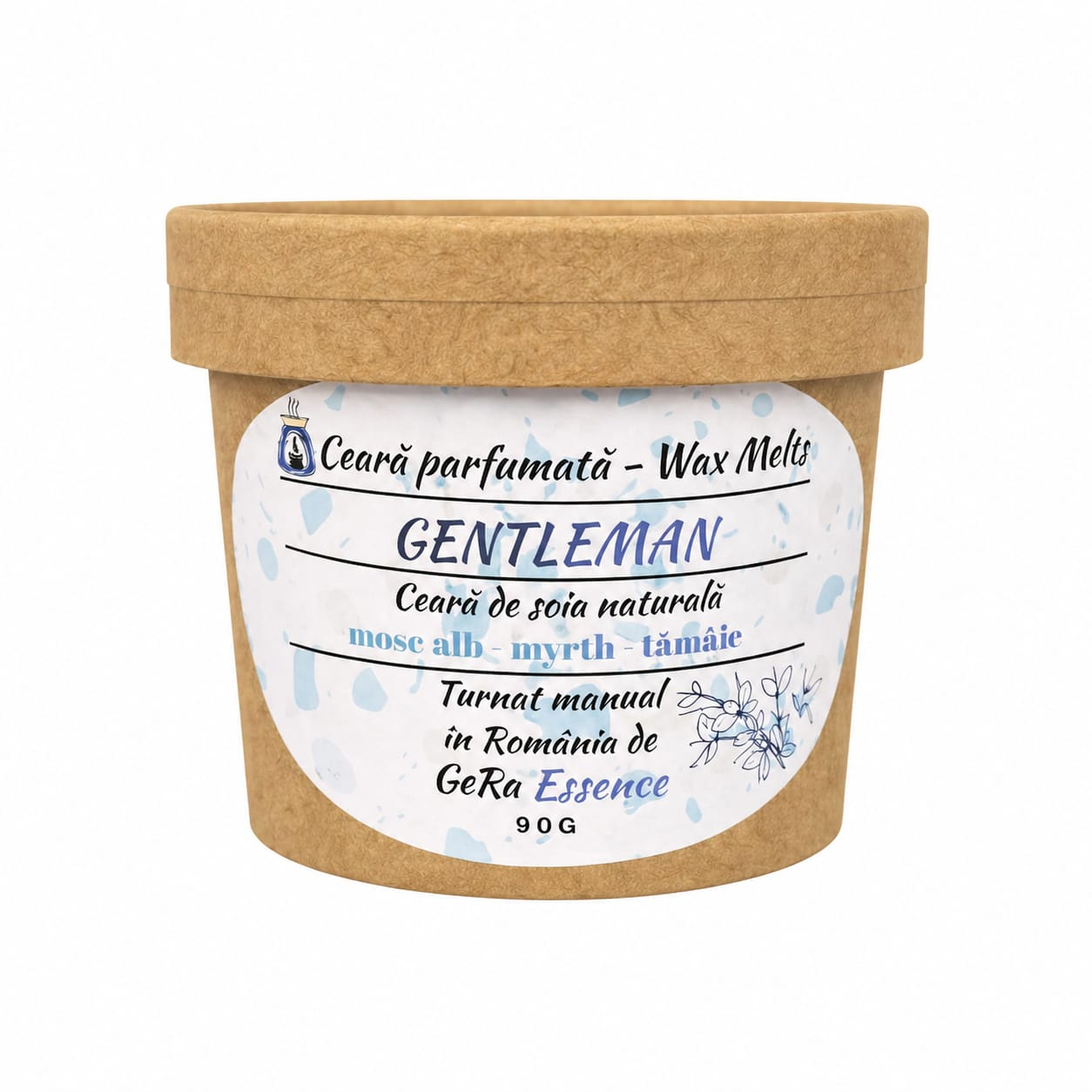 Ceara parfumata/ Wax melts din soia, GeRa Essence, Gentleman - mosc alb, myrrh, tamaie, sofisticat, seducator, handmade, ceara naturala [7]