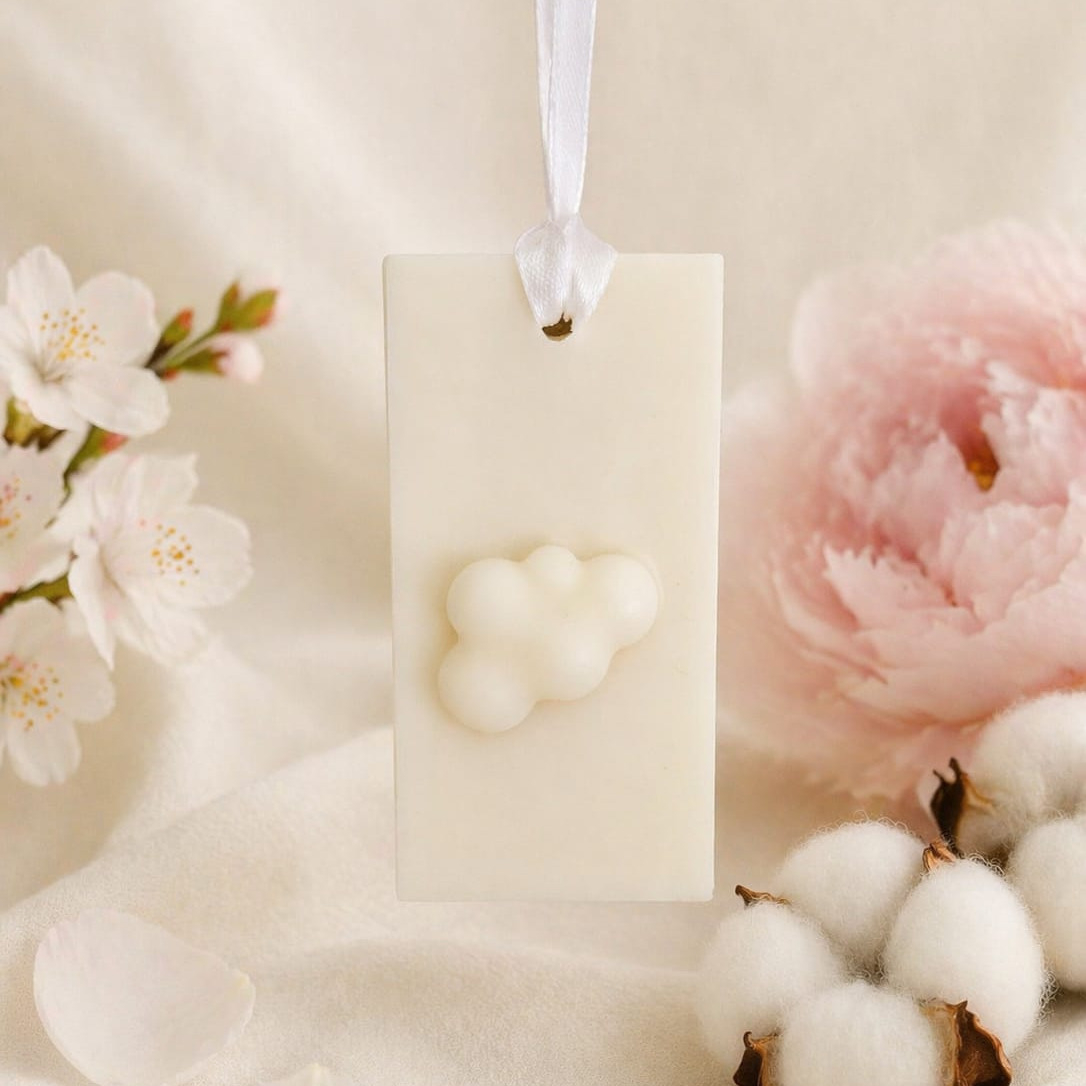 Odorizant Dulap/ Sertar/ Pantofar, GeRa Essence, Clean - Bumbac, Flori de cires, Bujori, parfum curat, handmade, ceara naturala, 30g [3]