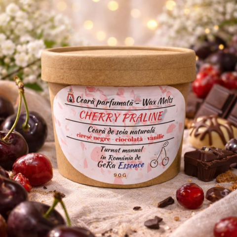 Ceara parfumata/ wax melts - Ceara parfumata/ Wax melts din soia, GeRa Essence, Cherry Praline - Cirese negre, vanilie, ciocolata, gourmand, handmade, ceara naturala