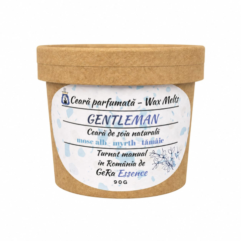 Ceara parfumata/ Wax melts din soia, GeRa Essence, Gentleman - mosc alb, myrrh, tamaie, sofisticat, seducator, handmade, ceara naturala [6]