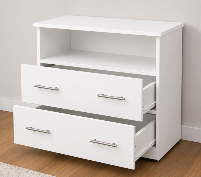 Comoda Alba, Dimensiune H90 x A45 x L90, Pal 18mm [2]