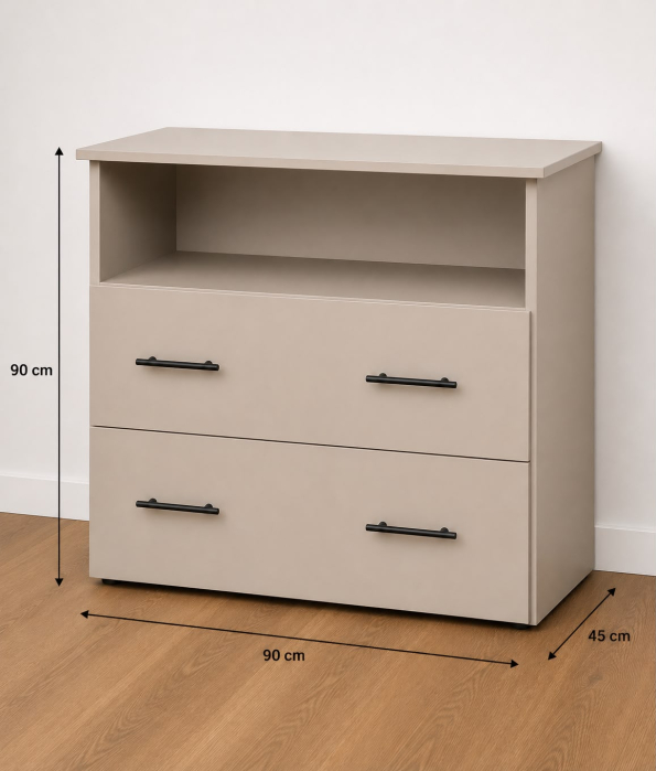Comoda Casmir, Dimensiune H90 x A45 x L90, Pal 18mm [3]