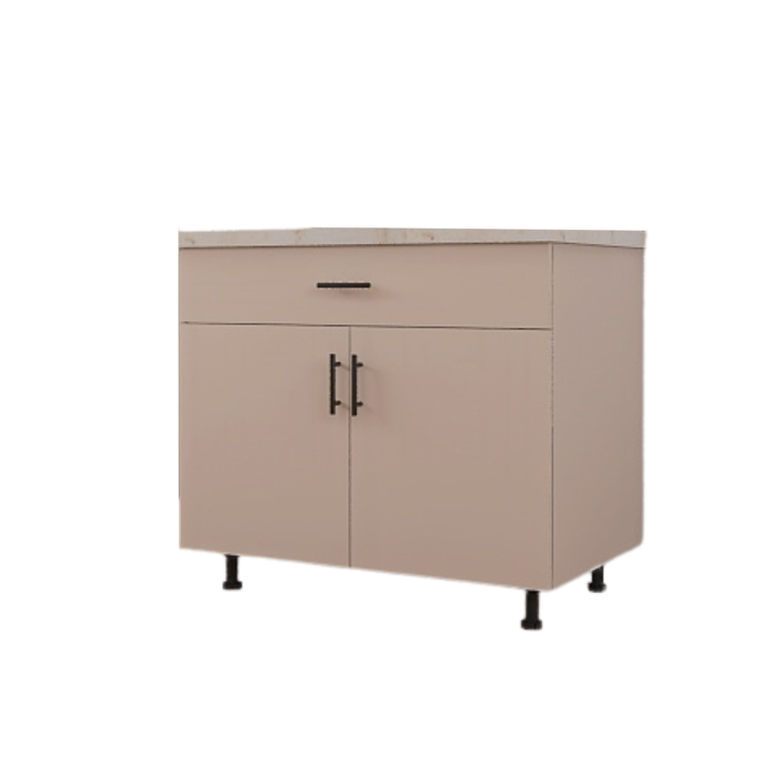 Corp Inferior Bucatarie cu Sertar, PAL 18 mm, H90 x A50 x L80 cm,Culoare CASMIR, Blat Termorezistent 2,8 cm [2]