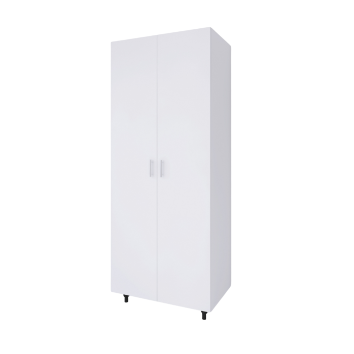 Dulap cu bara haine , Alb , 200x50x80 ,Balamale soft close, Pal 18 mm [3]