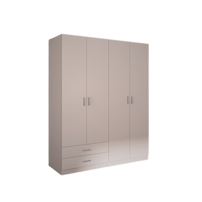 Dulap Haine 4 Usi si 2 Sertare, H200 x A50 L160cm,  Culoare Casmir, Material Pal 18mm [4]