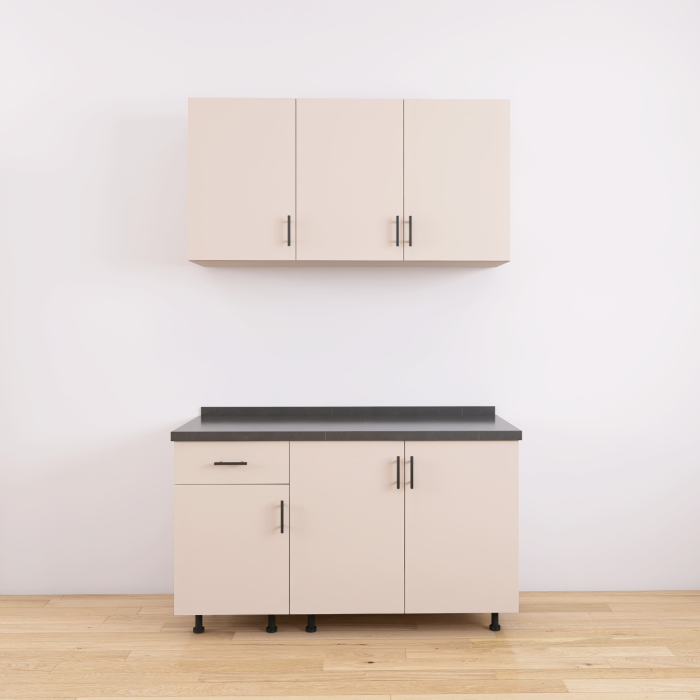 Set Bucatarie Modulara 120 cm, Culoarea CASMIR, Pal 18mm, Blat Termorezistent [5]