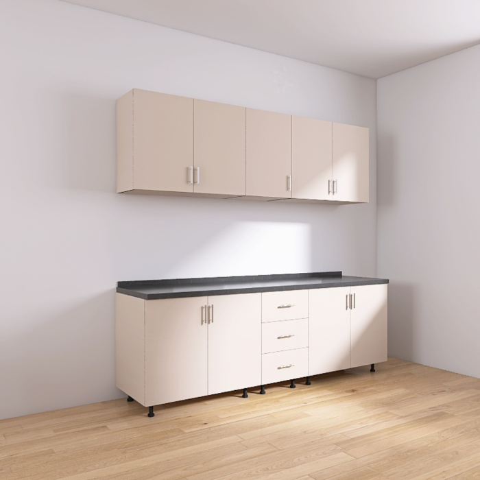 Set Bucatarie Modulara 180 cm, Culoarea CASMIR , Pal 18mm, Blat Termorezistent [3]