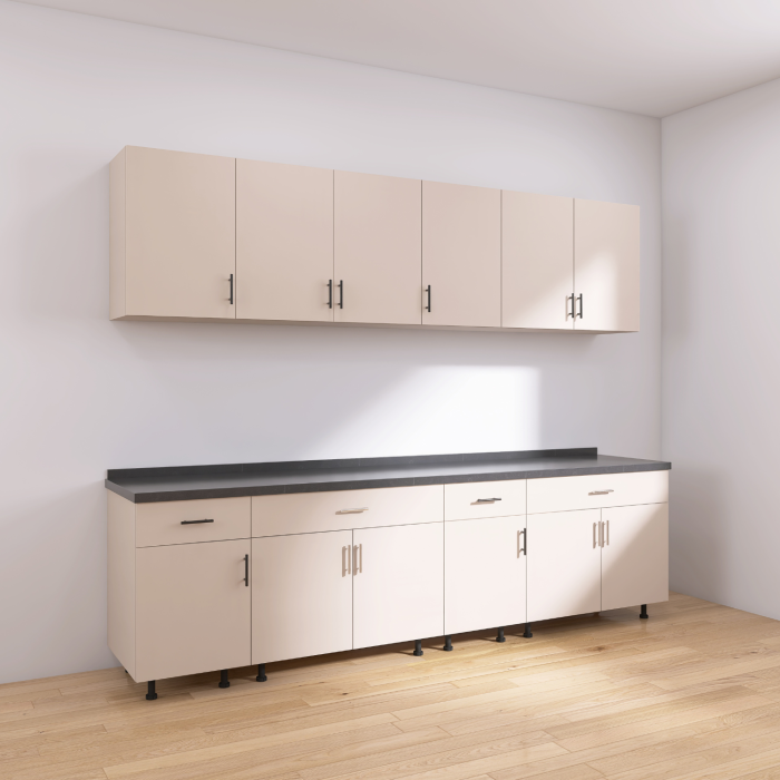 Set Bucatarie Modulara 240 cm, Culoarea CASMIR , Pal 18mm, Blat Termorezistent [2]