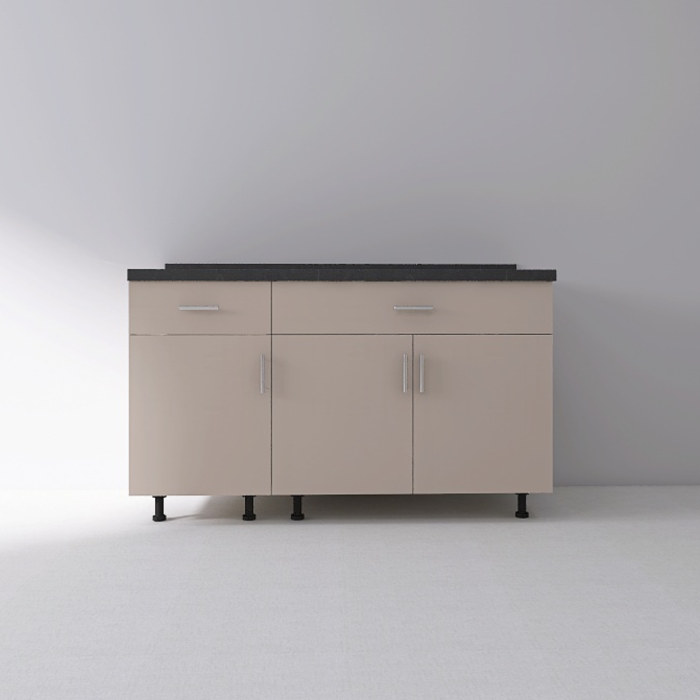 Set Corp Inferior Bucatarie 120cm, Culoarea CASMIR, Pal 18mm, Blat Termorezistent [3]