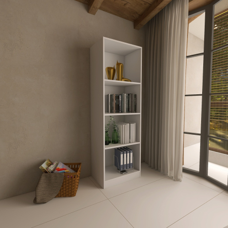 Biblioteca living , 150x30x80 , Alb , pal 18 mm [1]