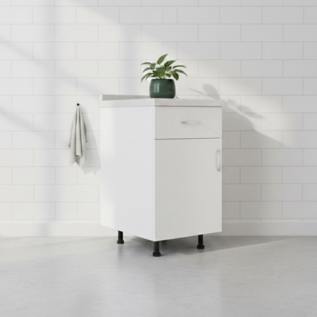 Mobila Baie - Dulap baie , Alb , 40x50x90