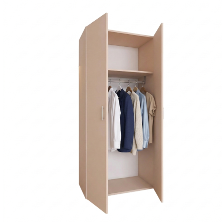 Dulapuri - Dulap cu Bara Haine , CASMIR, H200 x A50 x L80 ,Balamale soft close, Pal 18 mm