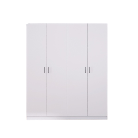 Dulap Haine 4 Usi, H200 x A50 L160cm, Culoare Alb ,Balamale Soft Close, Material Pal 18mm [3]