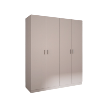 Dulap Haine 4 Usi, H200 x A50 L160cm, Culoare Casmir, Material Pal 18mm [2]