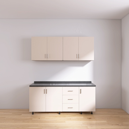 Set Bucatarie Modulara 160 cm, Culoarea Casmir, Pal 18mm, Blat Termorezistent [1]