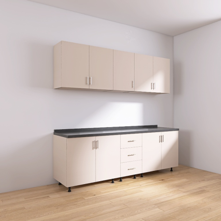 Set Bucatarie Modulara 180 cm, Culoarea CASMIR , Pal 18mm, Blat Termorezistent [2]