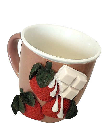 Cană Ciocolată albă și căpșuni [2]