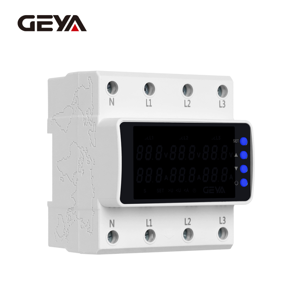 GEYA GPS6-N6VA2 63A 4P Protector Tensiune Trifazat Digital [6]