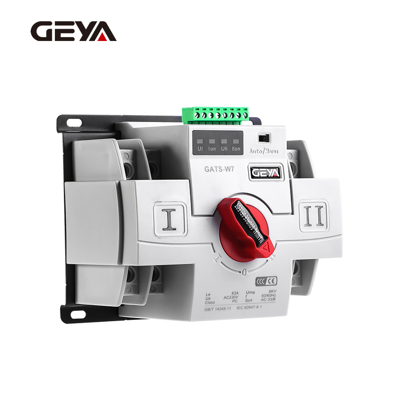 ATS GEYA GATS-W7 2P 63A 230V – comutator automat de transfer pe sina DIN [2]