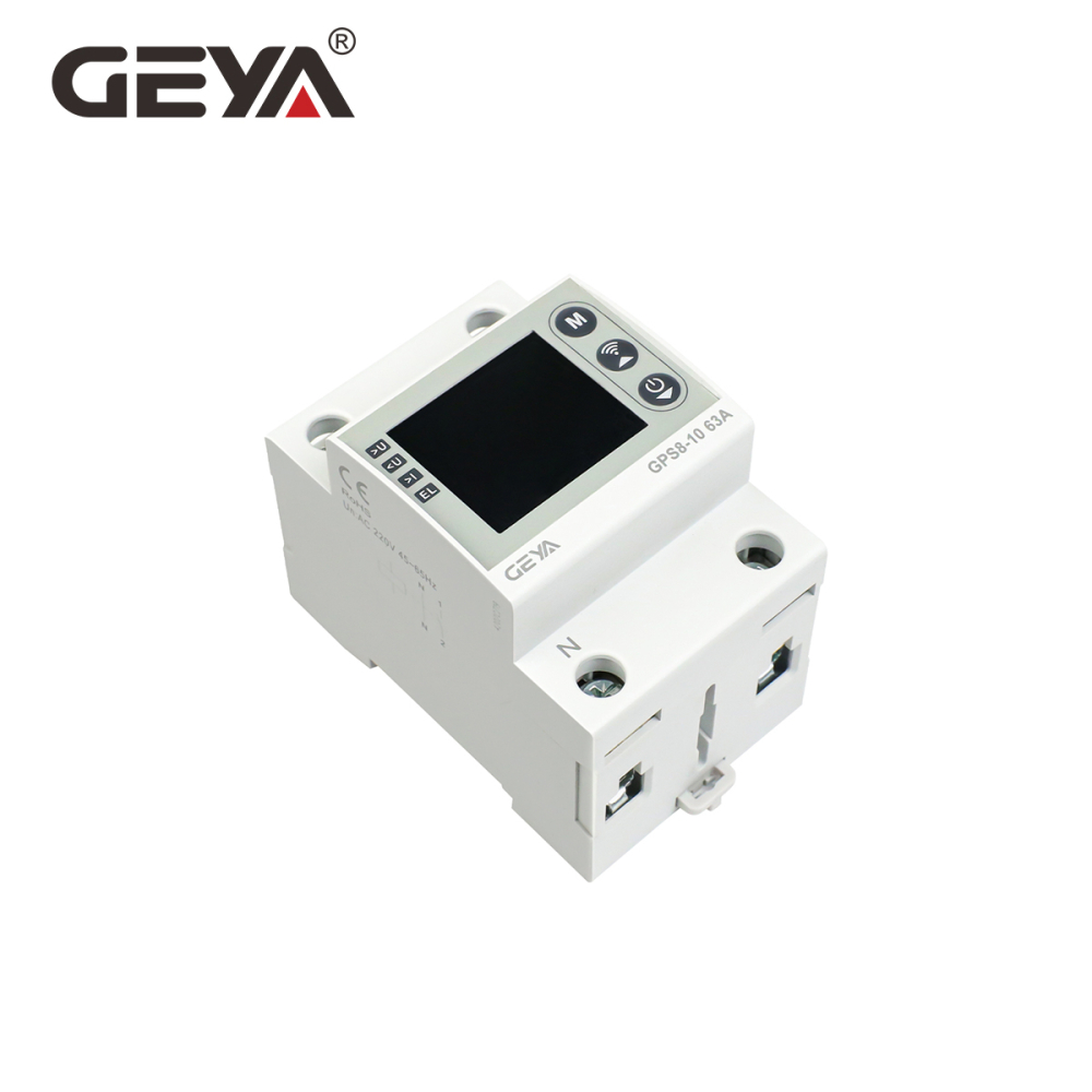Releu protectie tensiune si curent GEYA GPS8-10 63A WiFi [10]