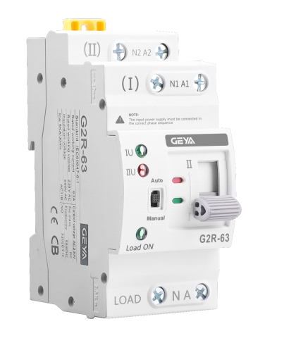 Comutator automat de transfer ATS GEYA G2R-63 63A 2P sina DIN [1]