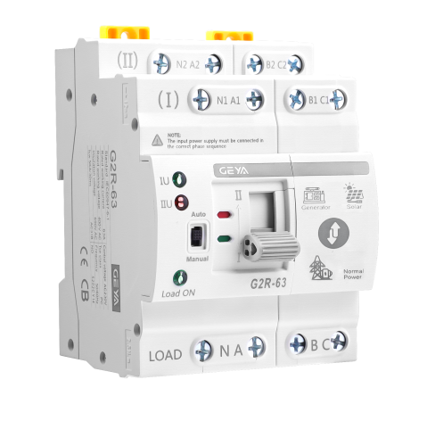 ATS GEYA G2R-63 4P 63A comutator automat transfer retea generator sina DIN [2]